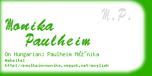 monika paulheim business card